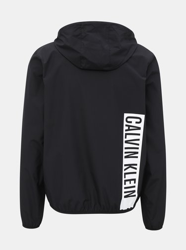 Čierna pánska ľahká bunda s potlačou Calvin Klein Underwear
