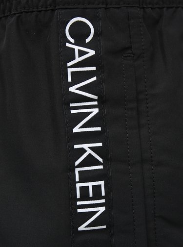 Černé pánské plavky s potiskem Calvin Klein Underwear
