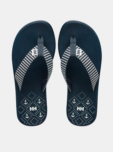 Tmavě modré dámské pruhované žabky HELLY HANSEN Iris