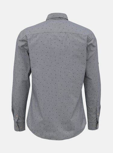 Šedá vzorovaná košile Jack & Jones Paris