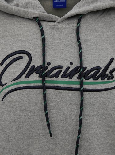 Šedá mikina Jack & Jones Flexx