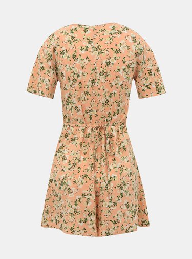Růžový květovaný overal Miss Selfridge Elena