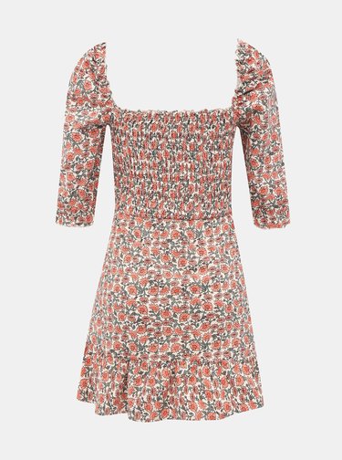Růžové květované šaty Miss Selfridge