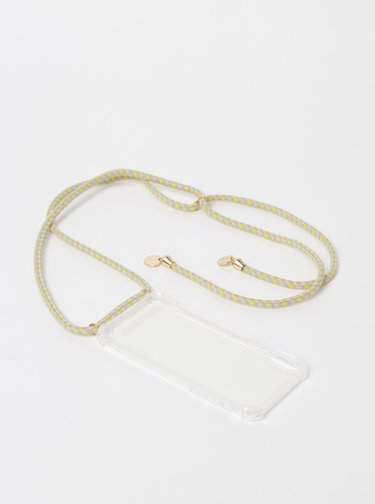 Transparentní obal na telefon Iphone X/XS VERO MODA Hello
