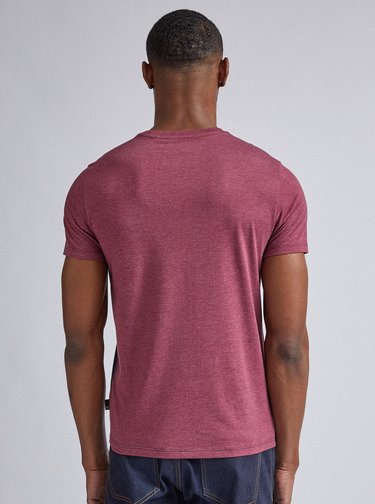 Modro-vínové tričko Burton Menswear London Tee
