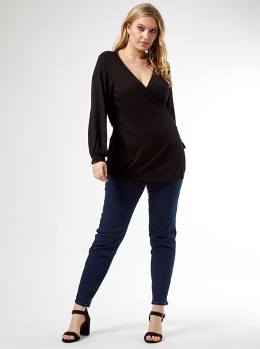 Černá halenka Dorothy Perkins Curve
