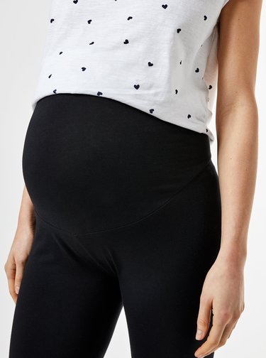 Sada dvou černých těhotenských legín Dorothy Perkins Maternity
