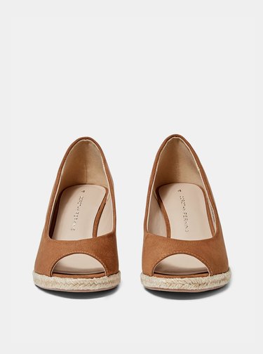 Hnědé lodičky v semišové úpravě Dorothy Perkins