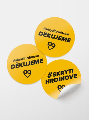 A5 arch samolepek #SKRYTIHRDINOVE