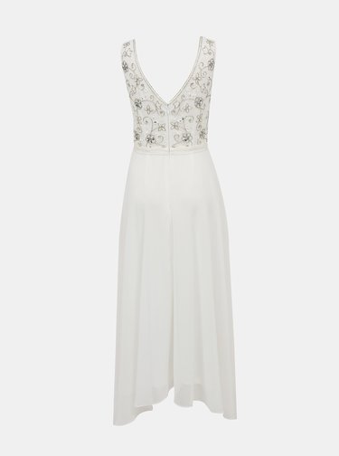 Bílé maxišaty Dorothy Perkins