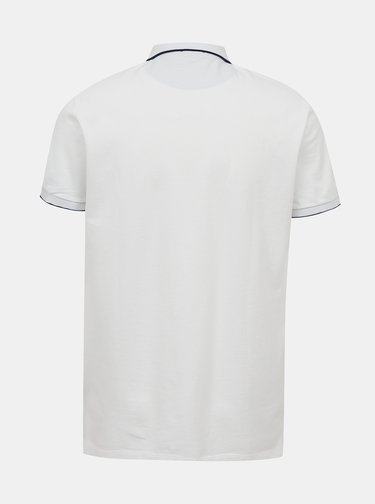 Bílé pánské polo tričko Pepe Jeans Lou