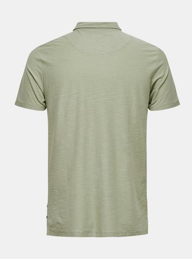 Světle zelené polo tričko ONLY & SONS Ilkas