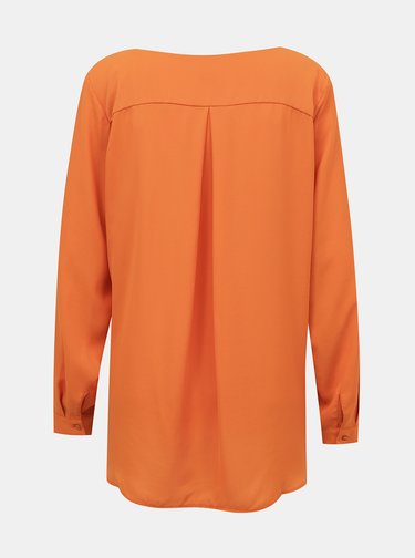 Oranžová volná halenka VILA