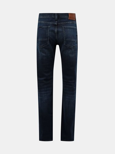 Tmavomodré pánske straight fit rifle Tommy Hilfiger