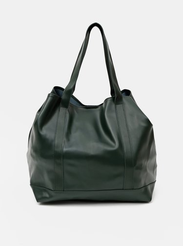 Tmavě zelený shopper Claudia Canova Darby