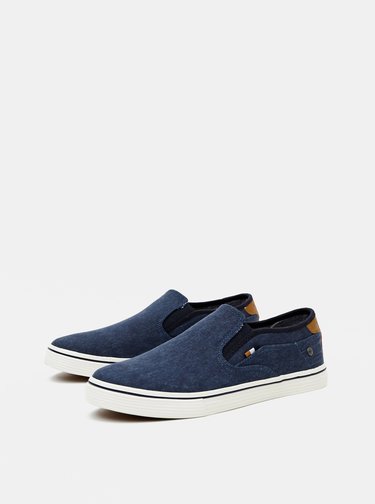 Modré pánske slip on Wrangler