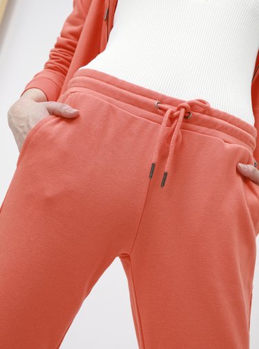 Korálové dámské basic tepláky ZOOT Baseline Rihana