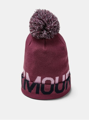 Fialová dámská čepice Graphic Pom Under Armour