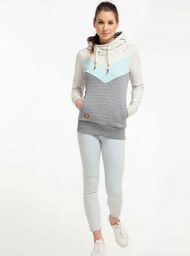 Šedá dámská vzorovaná mikina Ragwear