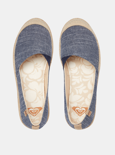 Modré espadrilky Roxy