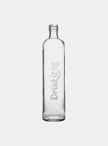 Skleněná láhev v neoprenovém obalu Drinkit Asketa 500 ml