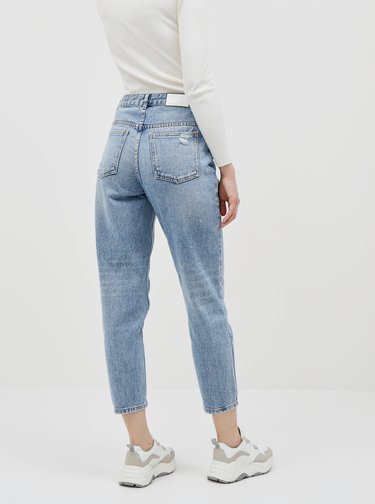 Modré mom fit rifle ONLY Tobi
