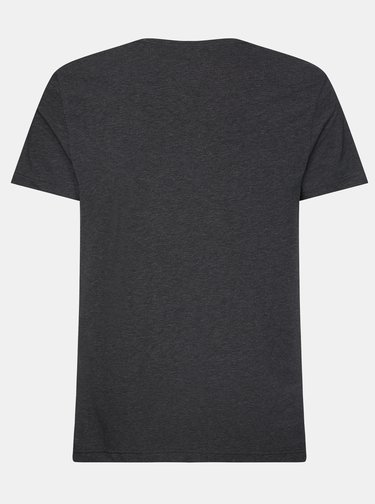 Tmavě šedé pánské basic tričko Tommy Hilfiger