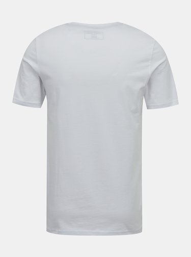 Bílé tričko Jack & Jones Carlos