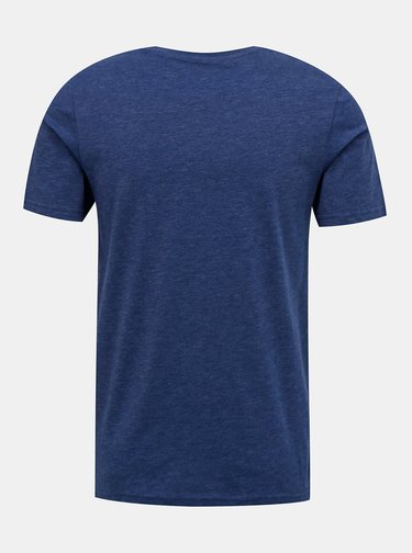 Modré tričko Jack & Jones Carlos