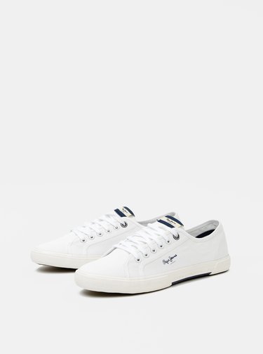 Bílé pánské tenisky Pepe Jeans