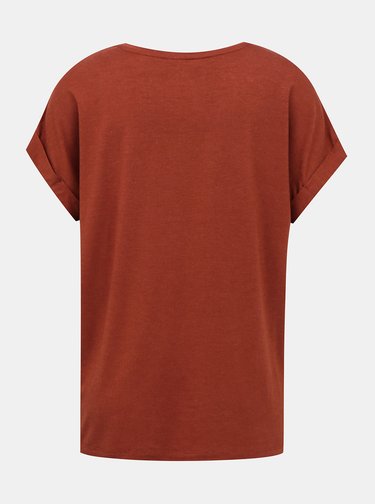 Hnedé basic tričko ONLY