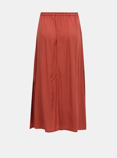 Cihlová maxi sukně VERO MODA Simply