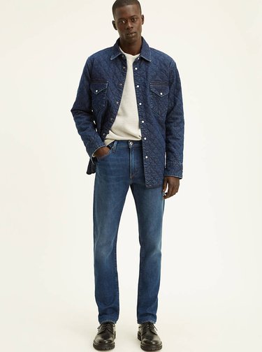 Tmavě modré pánské slim fit džíny Levi's® 551