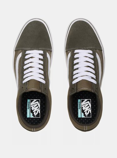 Kaki semišové tenisky VANS