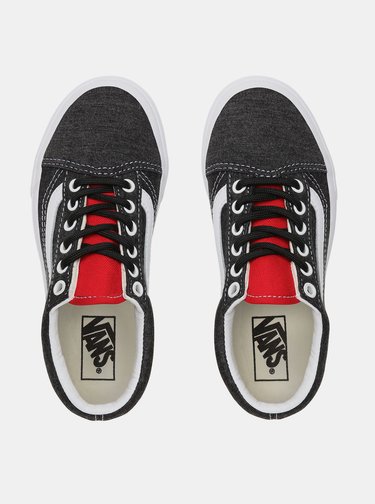 Tmavě šedé dětské tenisky VANS