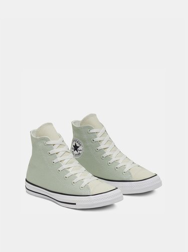 Světle zelené kotníkové tenisky Converse Chuck Taylor All Star