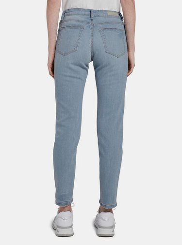 Svetlomodré dámske slim fit rifle Tom Tailor Denim