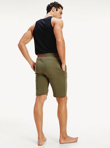 Khaki pánské kraťasy Tommy Hilfiger