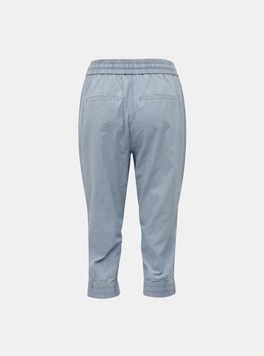 Světle modré 3/4 kalhoty VERO MODA Eva