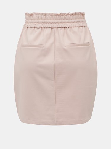 Svetloružová sukňa VERO MODA Eva