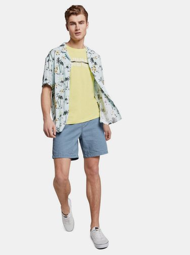 Modré pánske kraťasy Tom Tailor Denim
