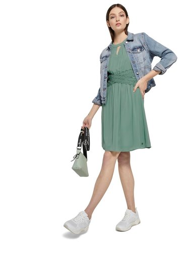 Zelené dámske šaty Tom Tailor Denim