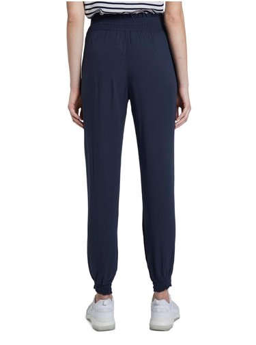 Tmavomodré dámske nohavice Tom Tailor Denim