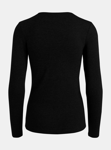 Černé basic tričko Pieces Sirene