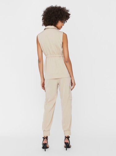 Béžová vesta VERO MODA Paula