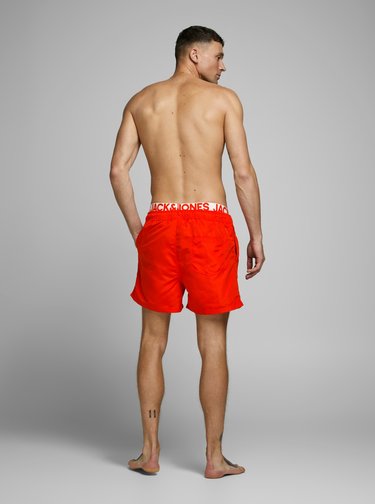 Červené plavky Jack & Jones Aruba