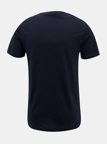 Tmavomodré tričko Jack & Jones