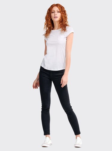 Černé dámské skinny fit džíny Alcott