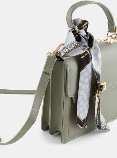 Zelená crossbody kabelka Pieces Olive
