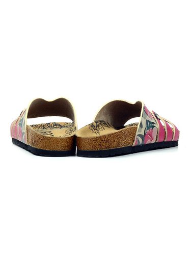 Calceo barevné pantofle Casual Slippers Hibiscus